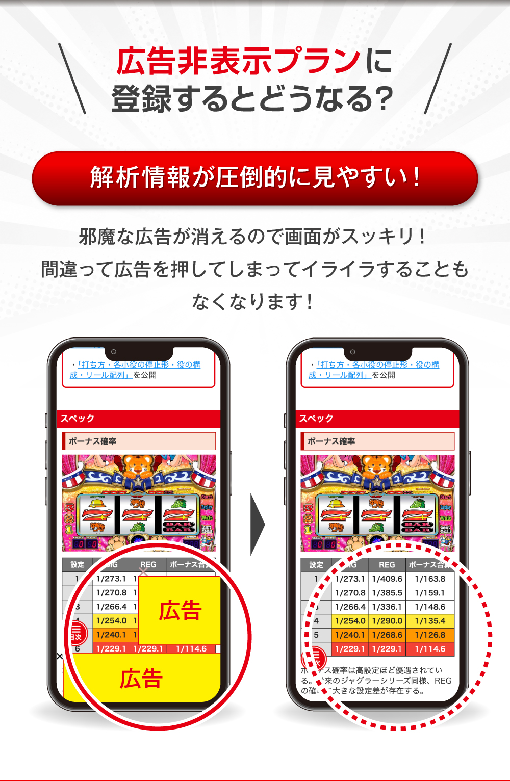 広告非表示プランを登録するとどうなる？